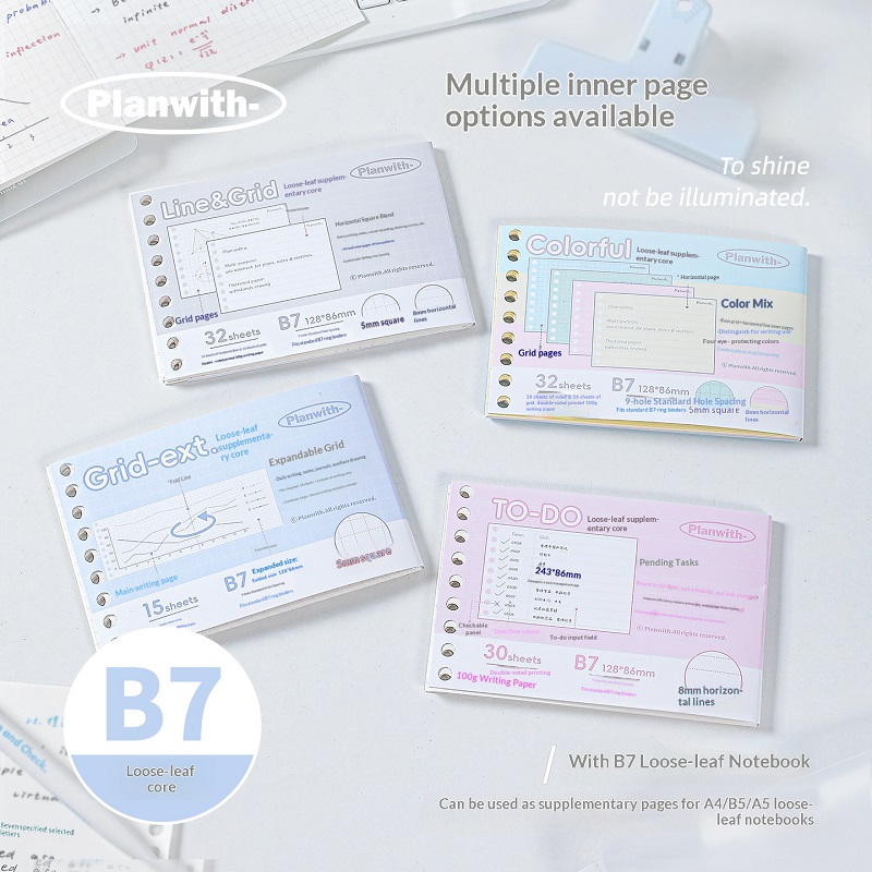Planned Parenthood - Planwith B7 Softback Loose-leaf Pocket Notebook,