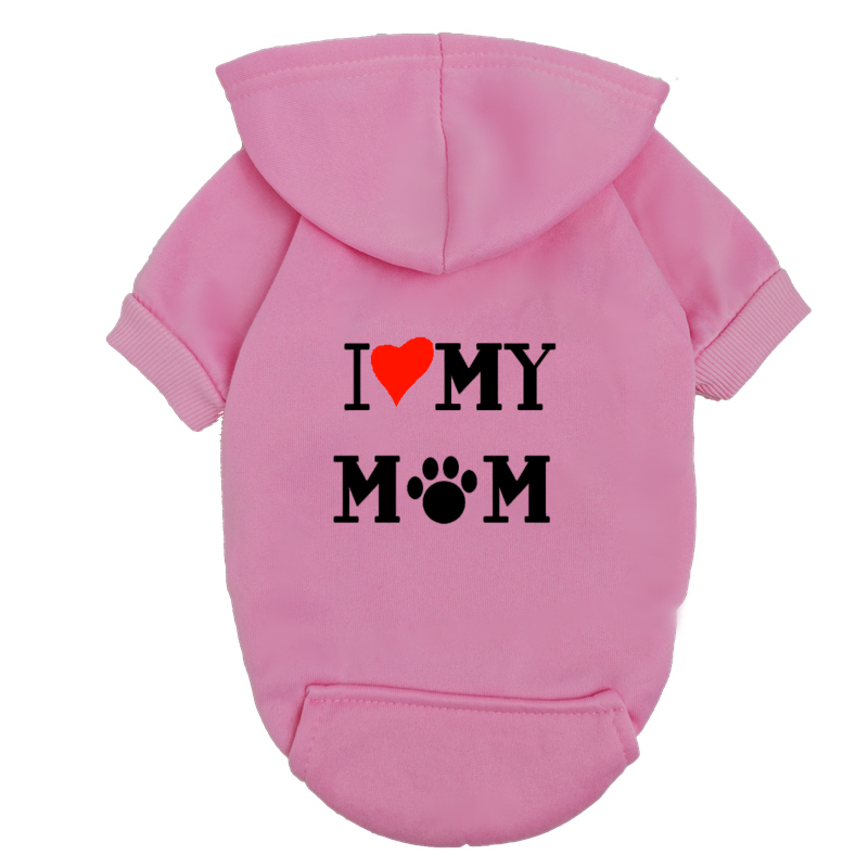 I Love My Mom Dog Hoodie - Cut - Plant Parent Hoodie recension och pris