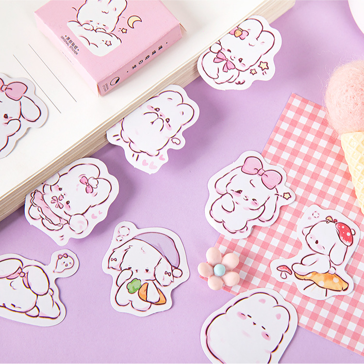 45 pcs/box Cute rabbit daily K - Planned Parenthood recension och pris