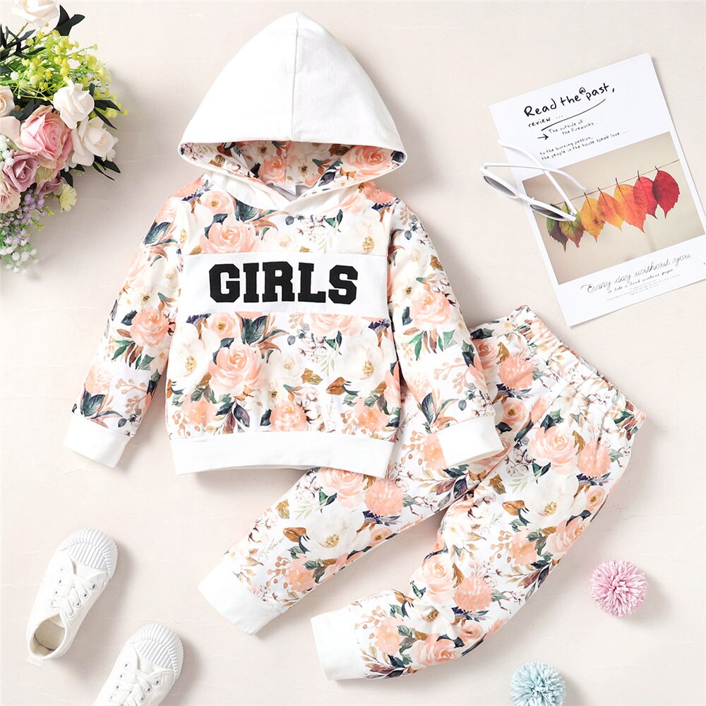 1-5 Years Kids Girl 2PCS Cloth - Plant Parent Hoodie recension och pris