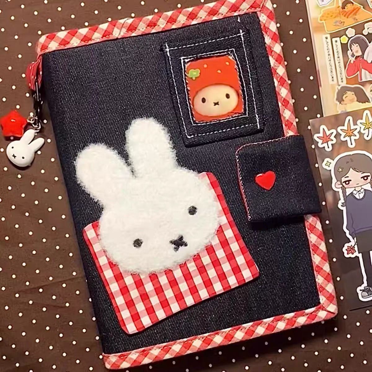 A6 Cute Miffy Rabbit Denim Loo - Planned Parenthood recension och pris