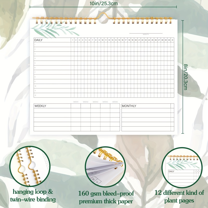 1pc Habit Tracker Calendar To  - Planned Parenthood recension och pris