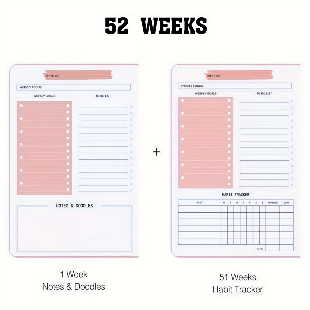 52 Week English Weekly Planner - Planned Parenthood recension och pris