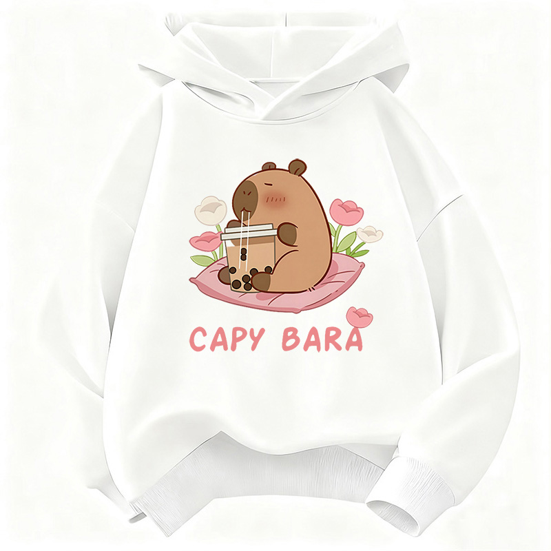 Kawaii Capybara Drinking Juice - Plant Parent Hoodie recension och pris
