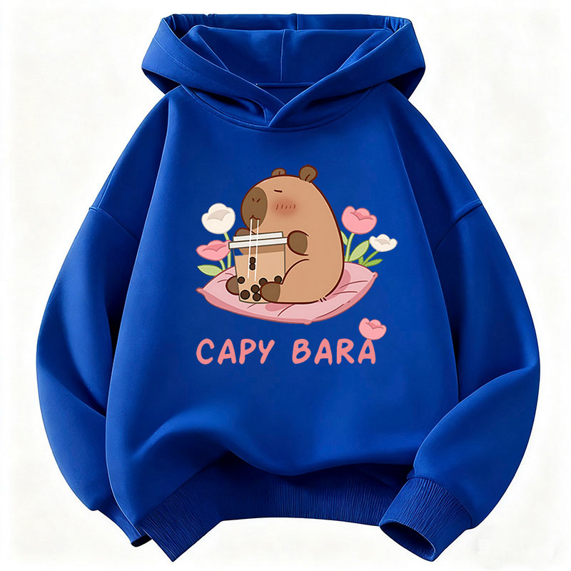 Kawaii Capybara Drinking Juice - Plant Parent Hoodie recension och pris