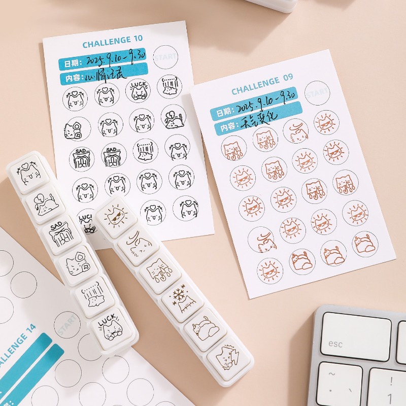Cute Cat Emoji Stamp Daily Lif - Planned Parenthood recension och pris