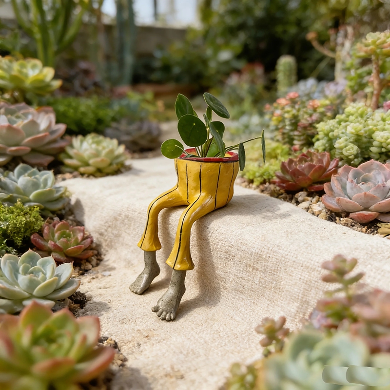 Whimsical Resin Leggy Planter  - The Plant Parent recension och pris