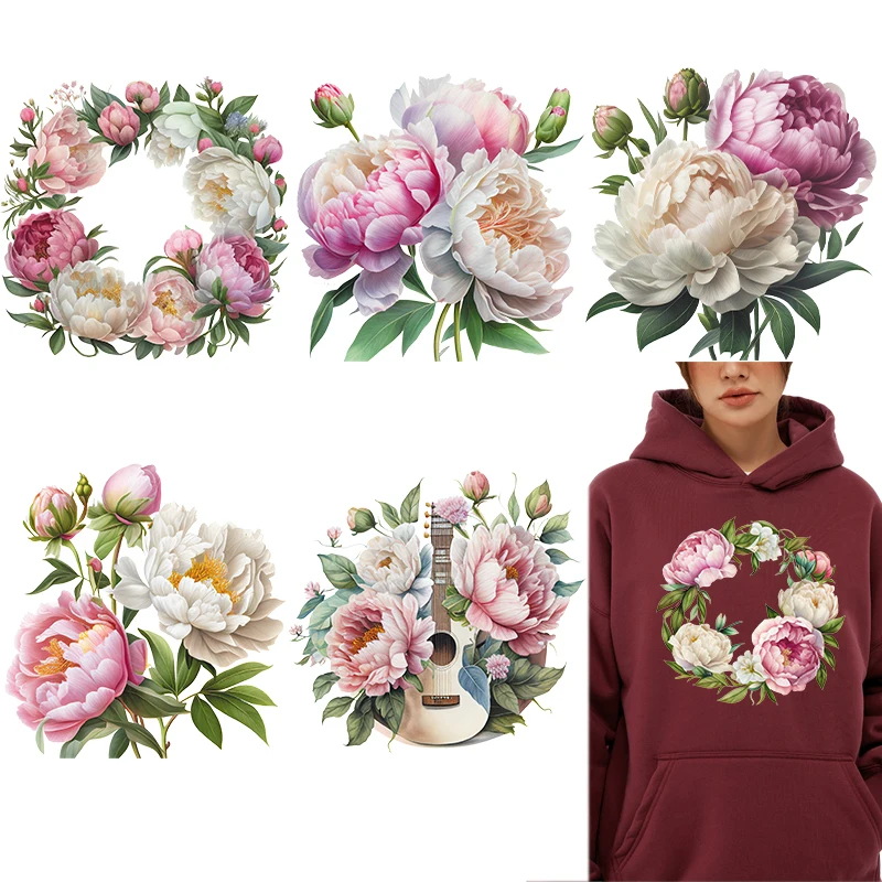 Pink and White Peony Flowers D - Plant Parent Hoodie recension och pris